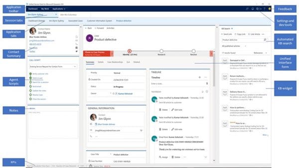 Unified Interface Support in Unified Service Desk