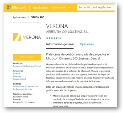 verona app de gestion de proyectos saas