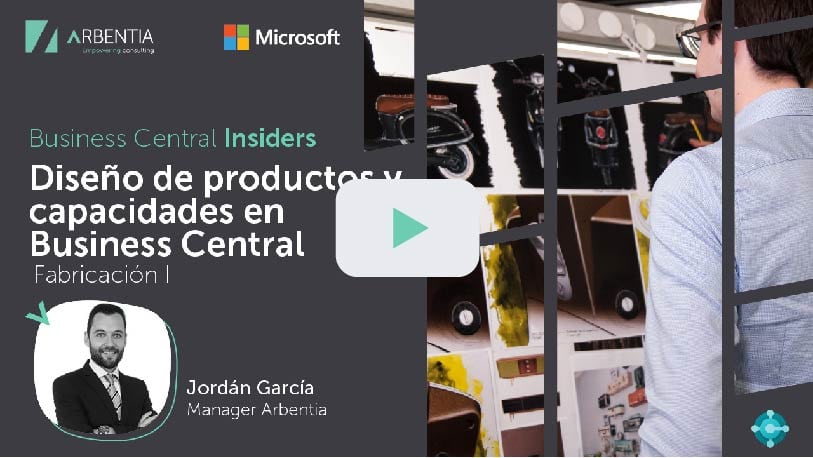 Webinar de fabricacion de productos con Bussines central