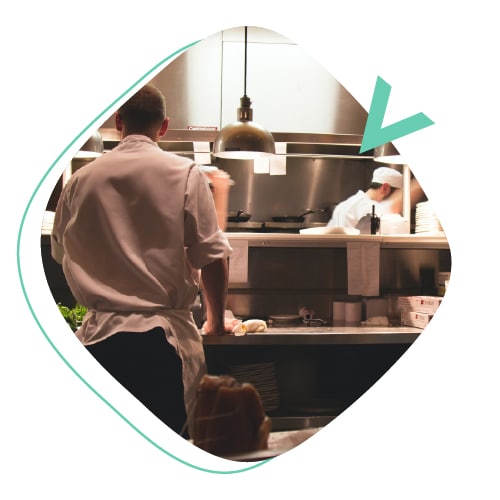 Cocina restaurante