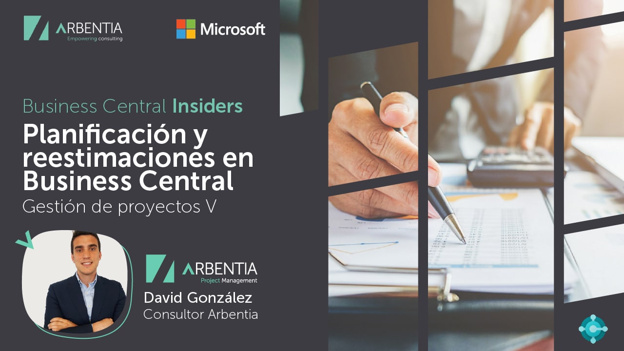 Webinar Planificación y reestimaciones de proyectos en Business Central