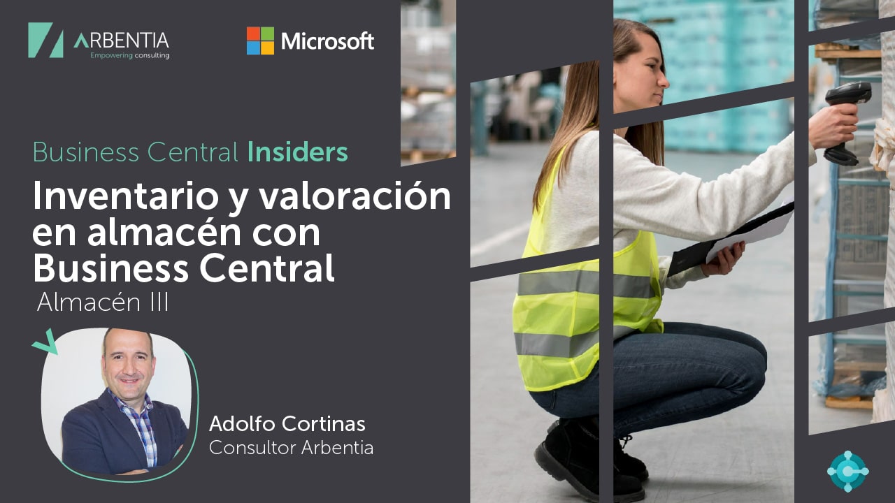 Inventario y valoración en almacén con Business Central