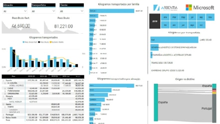 Power BI logística. Ejemplos de informes en Power BI