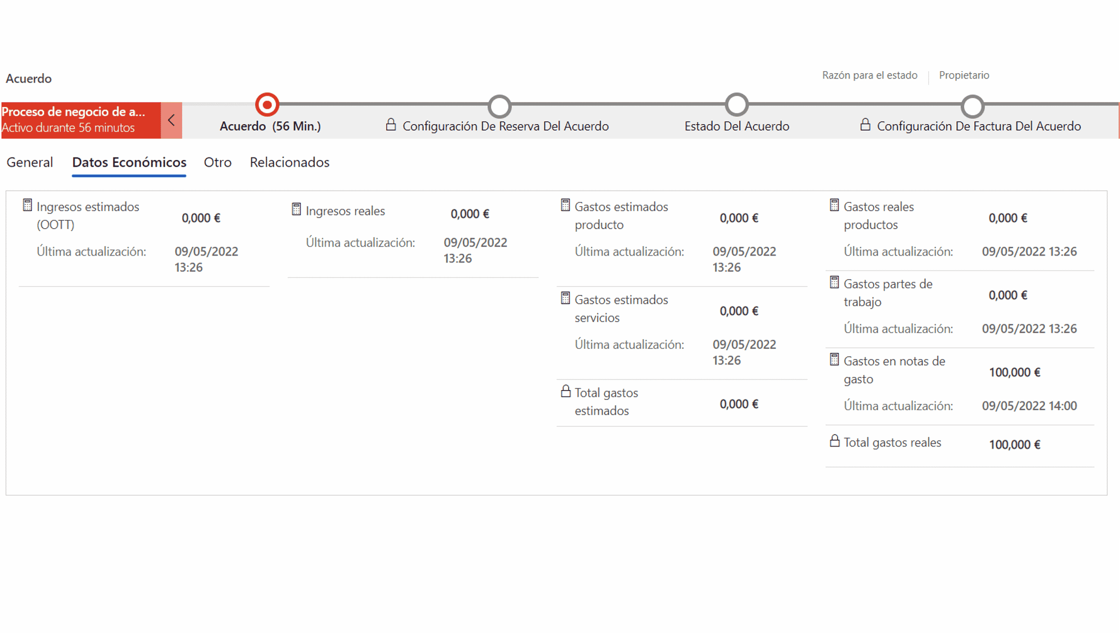 Gestión económica en ARBENTIA GMAO