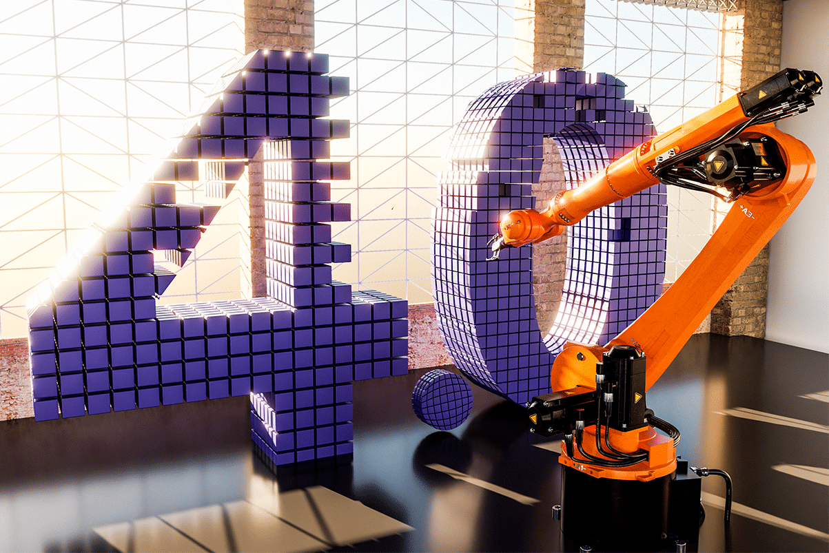 Robot de automatización industrial 4.0