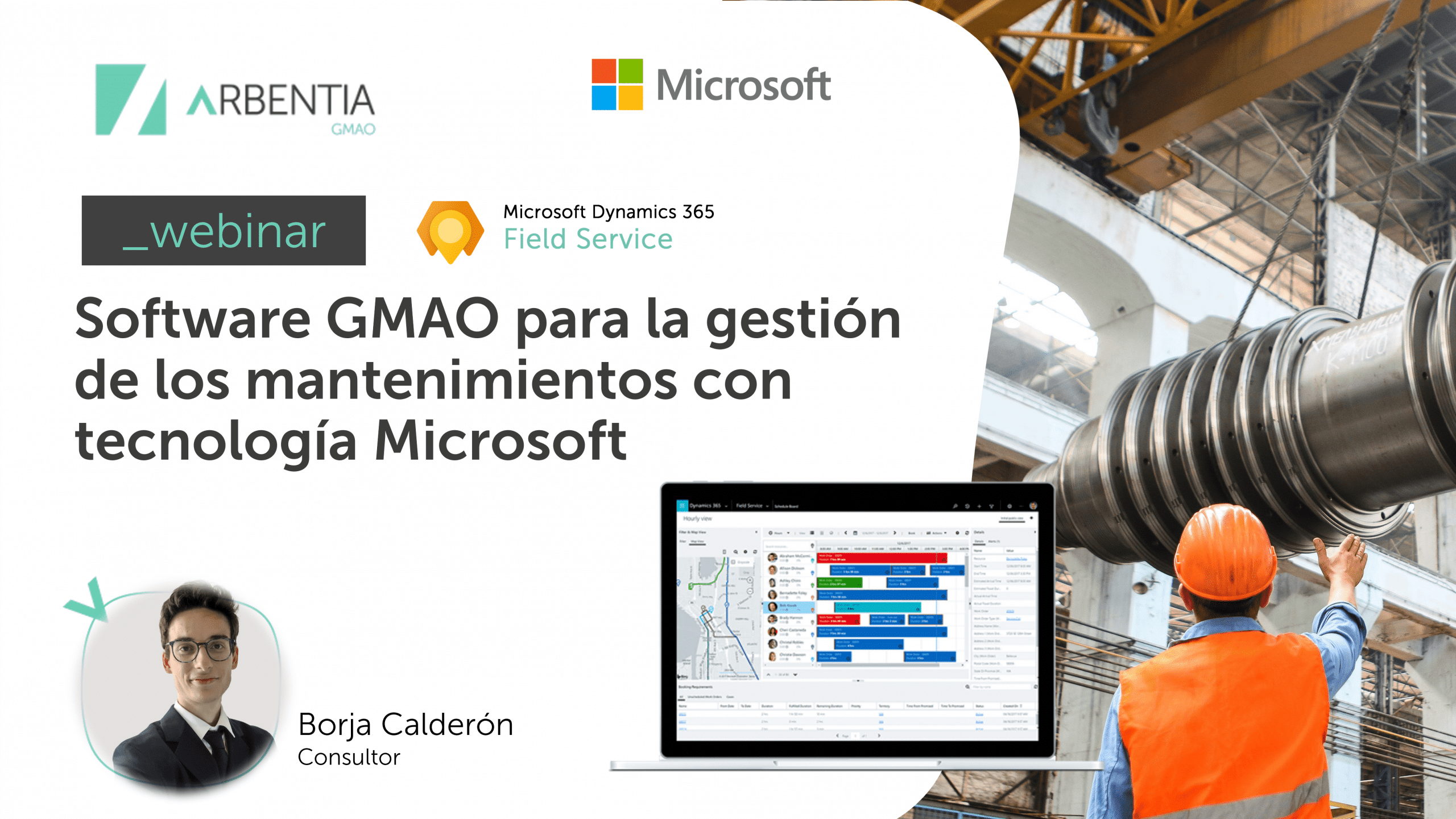 Software GMAO para la gestión de los mantenimientos con tecnología Microsoft