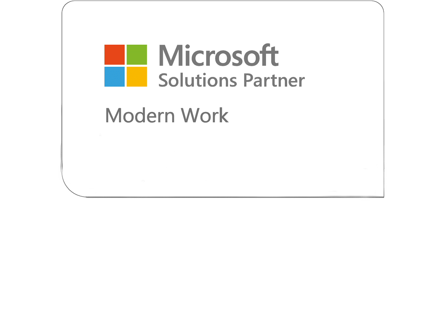 Certificación Microsoft Solutions Partner Modern work